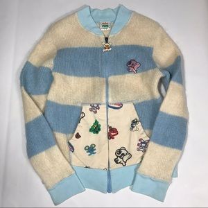 Hysteric Glamour Grunge Pop angora style sweater